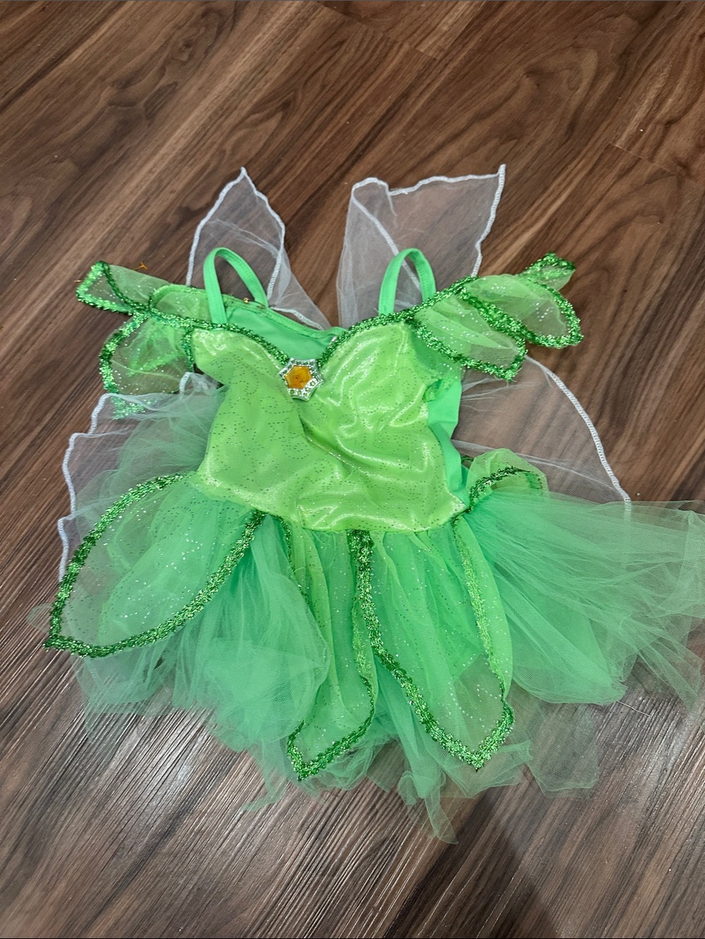 Tinker Bell Fairy costume toddler dress up dance butterfly pretend play w/wings